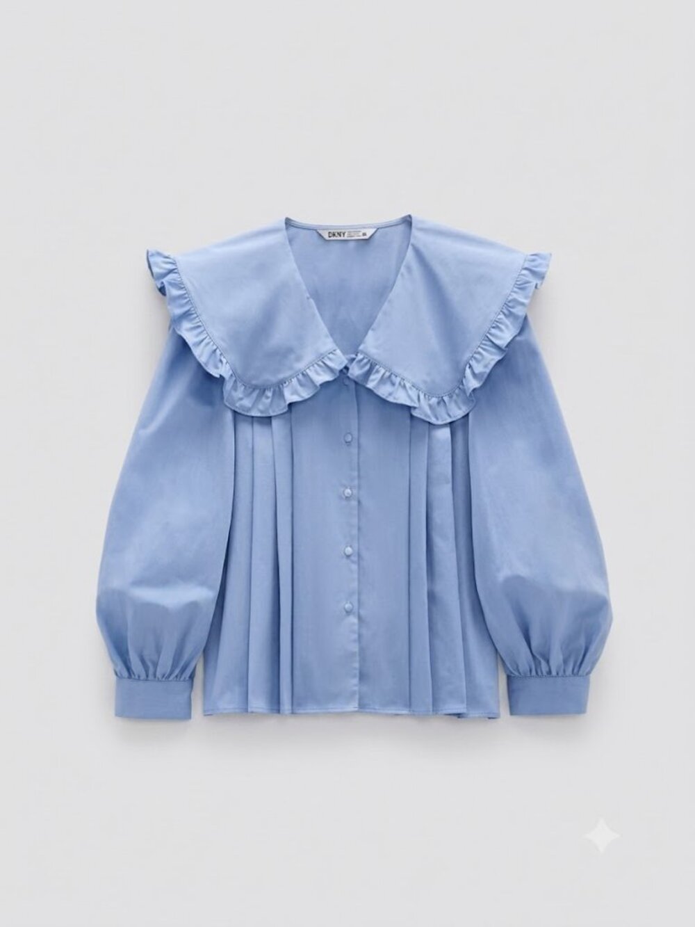 Zara Poplin Blouse With Peter Pan Collar - XS - Picture 2 of 7